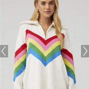 Colorful Chevron Women's Sweater